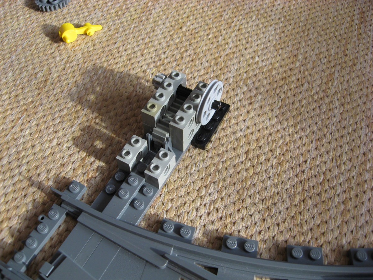 LEGO vasút váltóinak motorizálása - kép 9