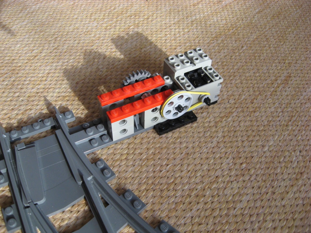 LEGO vasút váltóinak motorizálása - kép 17