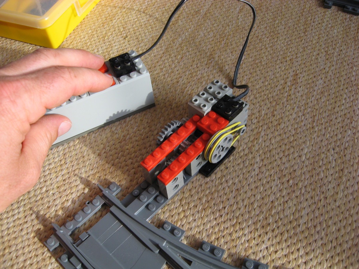 LEGO vasút váltóinak motorizálása - kép 22