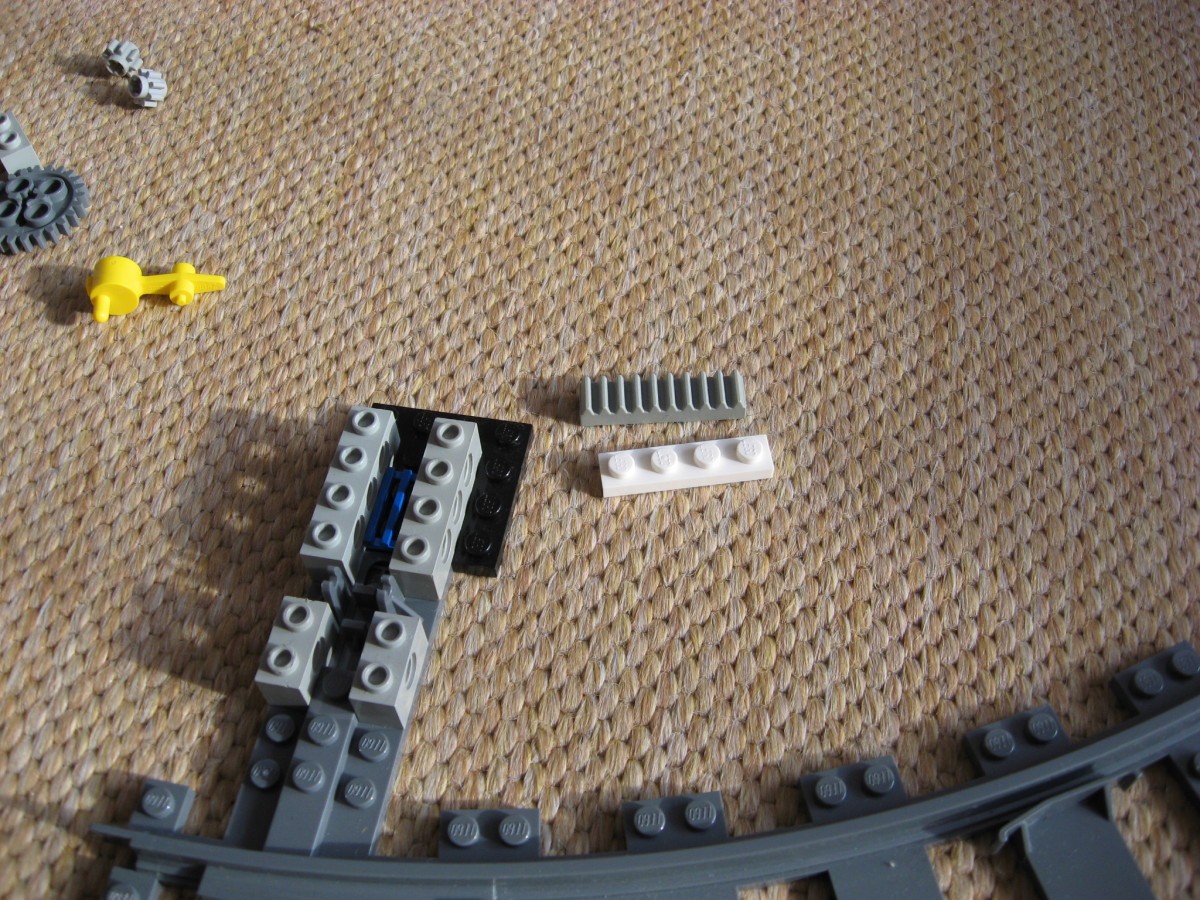 LEGO vasút váltóinak motorizálása