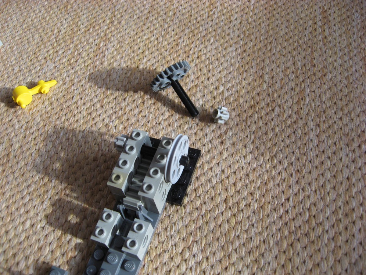 LEGO vasút váltóinak motorizálása